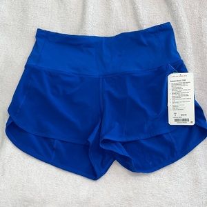 BRAND NEW - Lululemon- High-Waisted Speed Shorts - size 8